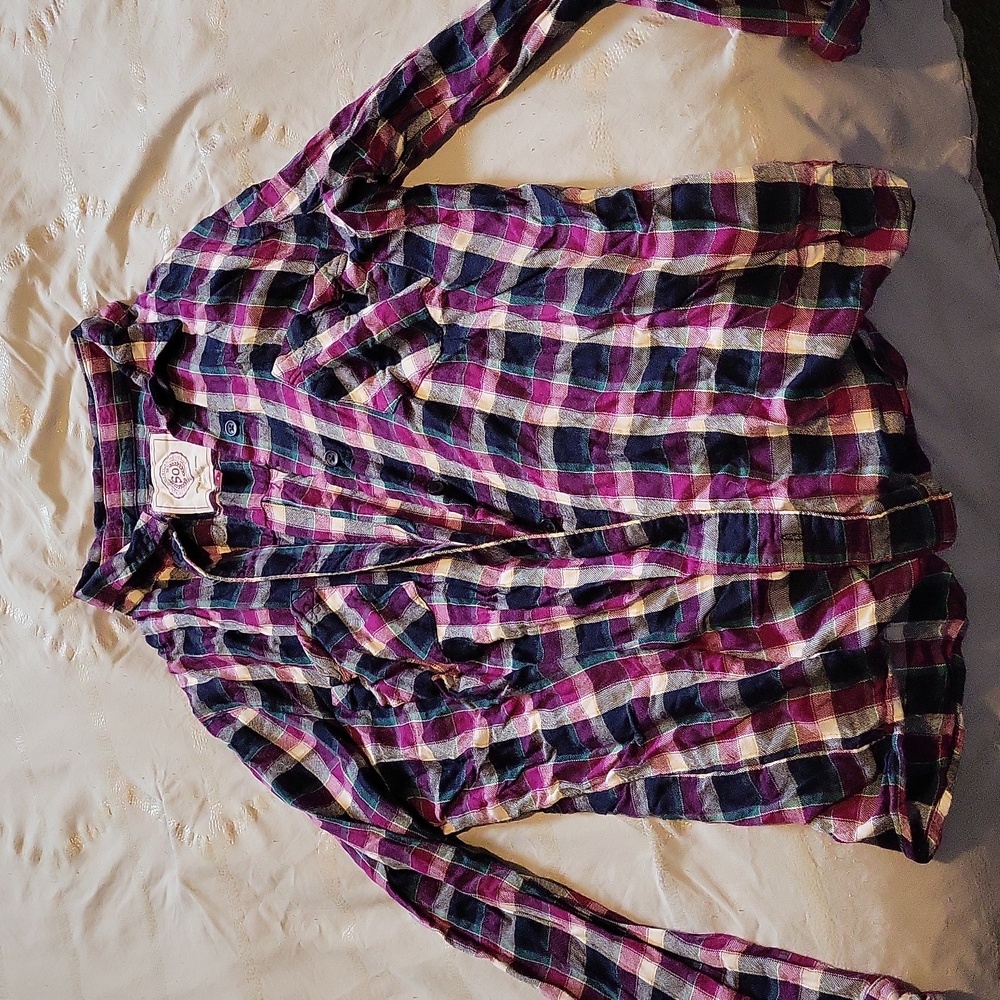 Plaid button up